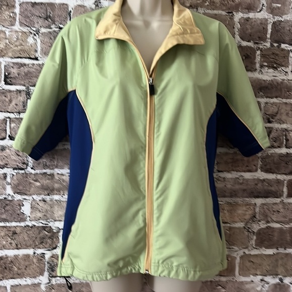 Glen Echo Golf Jackets & Blazers - Glen Echo Short Sleeve Microfiber Wind‎ Jacket